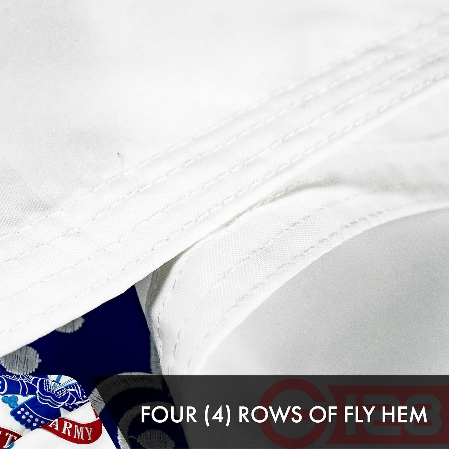 US Army Flag | 3X5 Ft | Double Toughweave Series Double Sided Embroidered 210D Polyester | Military Flag, Embroidered Design, Indoor/Outdoor, Brass Grommets, Heavy Duty, 3-Ply